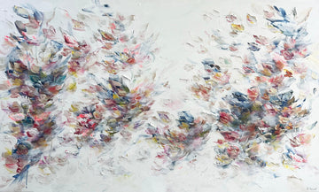 Vé Boisvert Oeuvre original - Peinture 36x60 Flowing Creativity