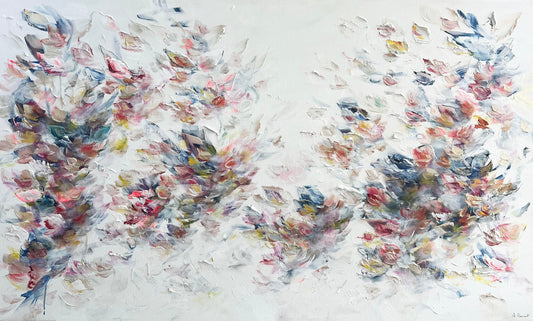 Vé Boisvert Oeuvre original - Peinture 36x60 Flowing Creativity