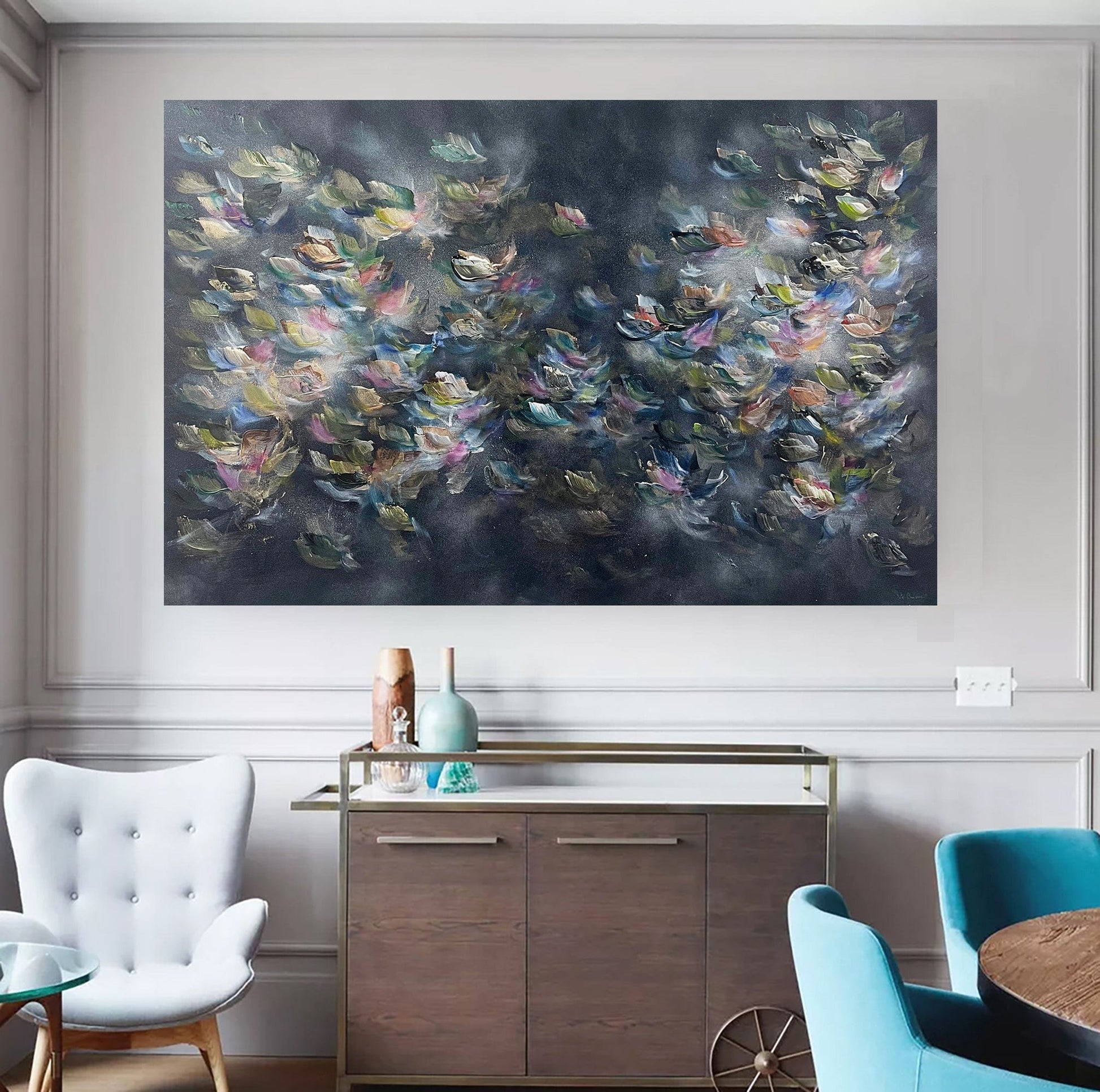 Vé Boisvert Oeuvre original - Peinture 40x60 Infinite Dreams