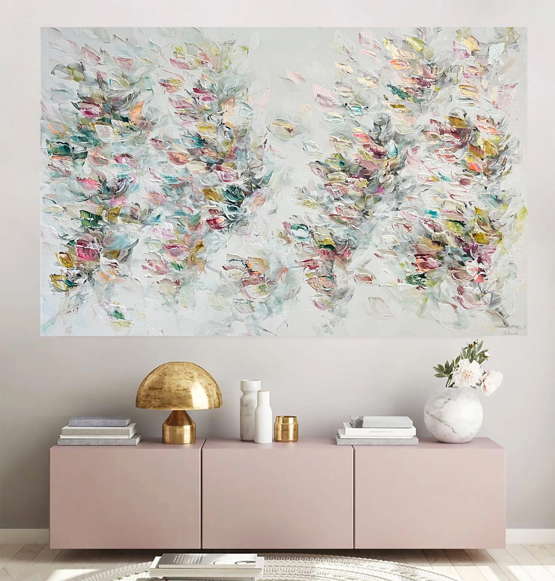 Vé Boisvert Oeuvre original - Peinture 40x60 La force de la maternité