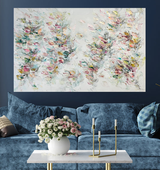 Vé Boisvert Oeuvre original - Peinture 40x60 La force de la maternité