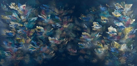Vé Boisvert Oeuvre original - Peinture 24x48 La vie de mes rêves