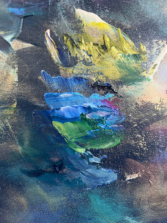 Vé Boisvert Oeuvre original - Peinture 24x48 La vie de mes rêves