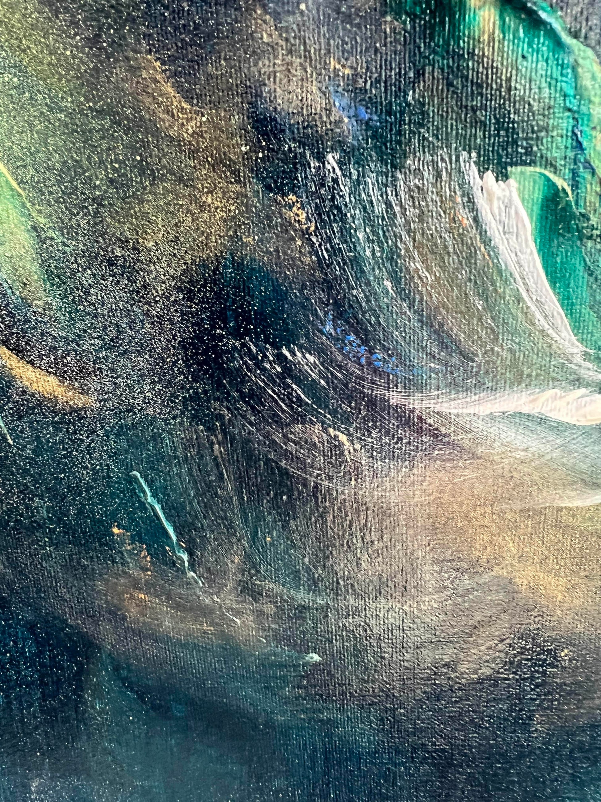 Vé Boisvert Oeuvre original - Peinture 36x48 Le chant des sirènes