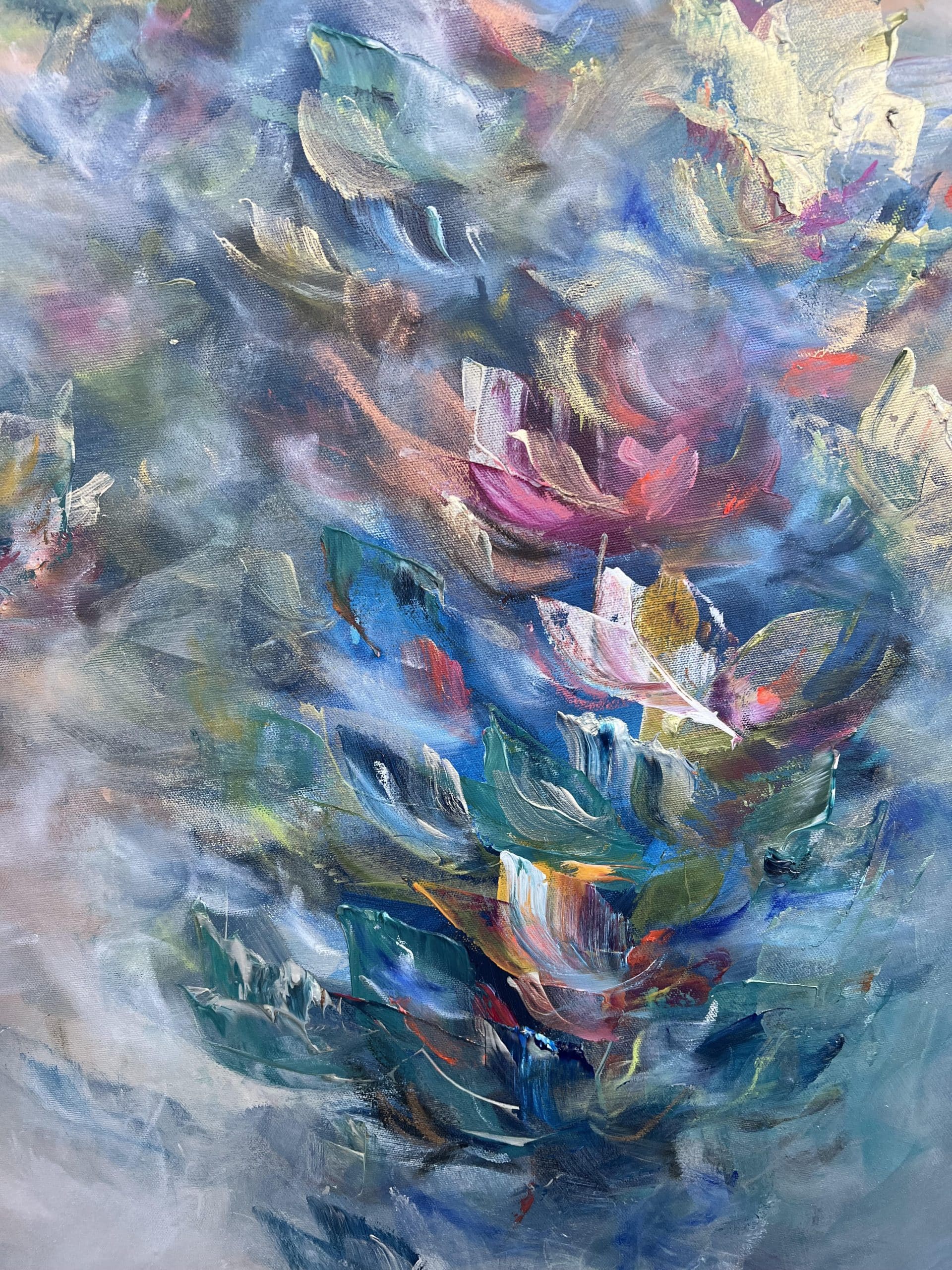 Vé Boisvert Oeuvre original - Peinture 48x40 Liberté créative