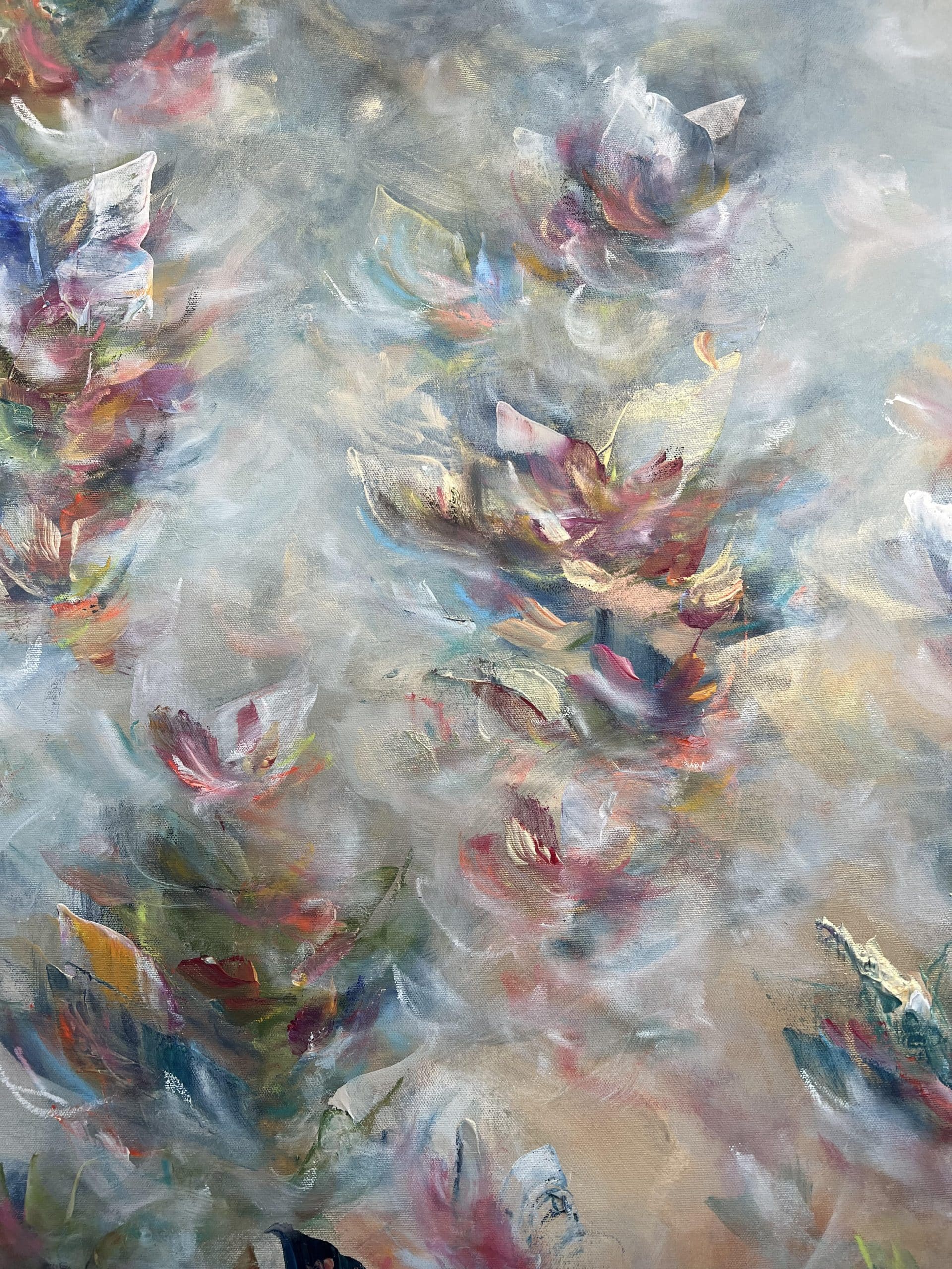 Vé Boisvert Oeuvre original - Peinture 48x40 Liberté créative