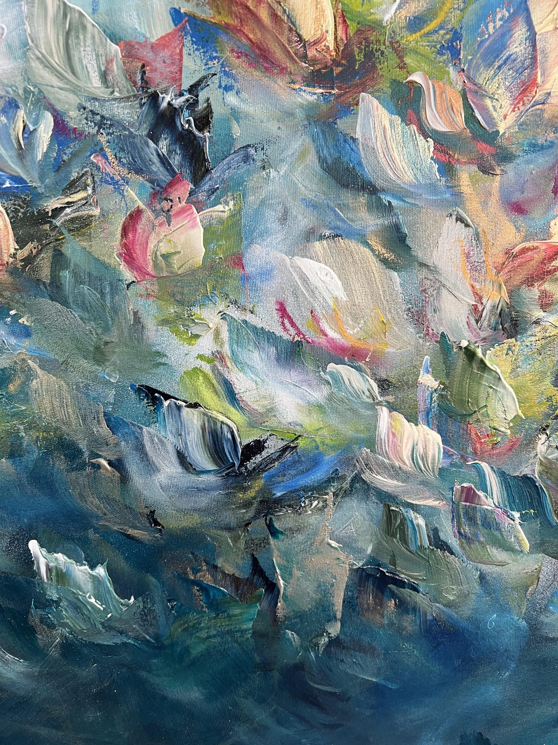 Vé Boisvert Oeuvre original - Peinture 36x60 New Life Begins