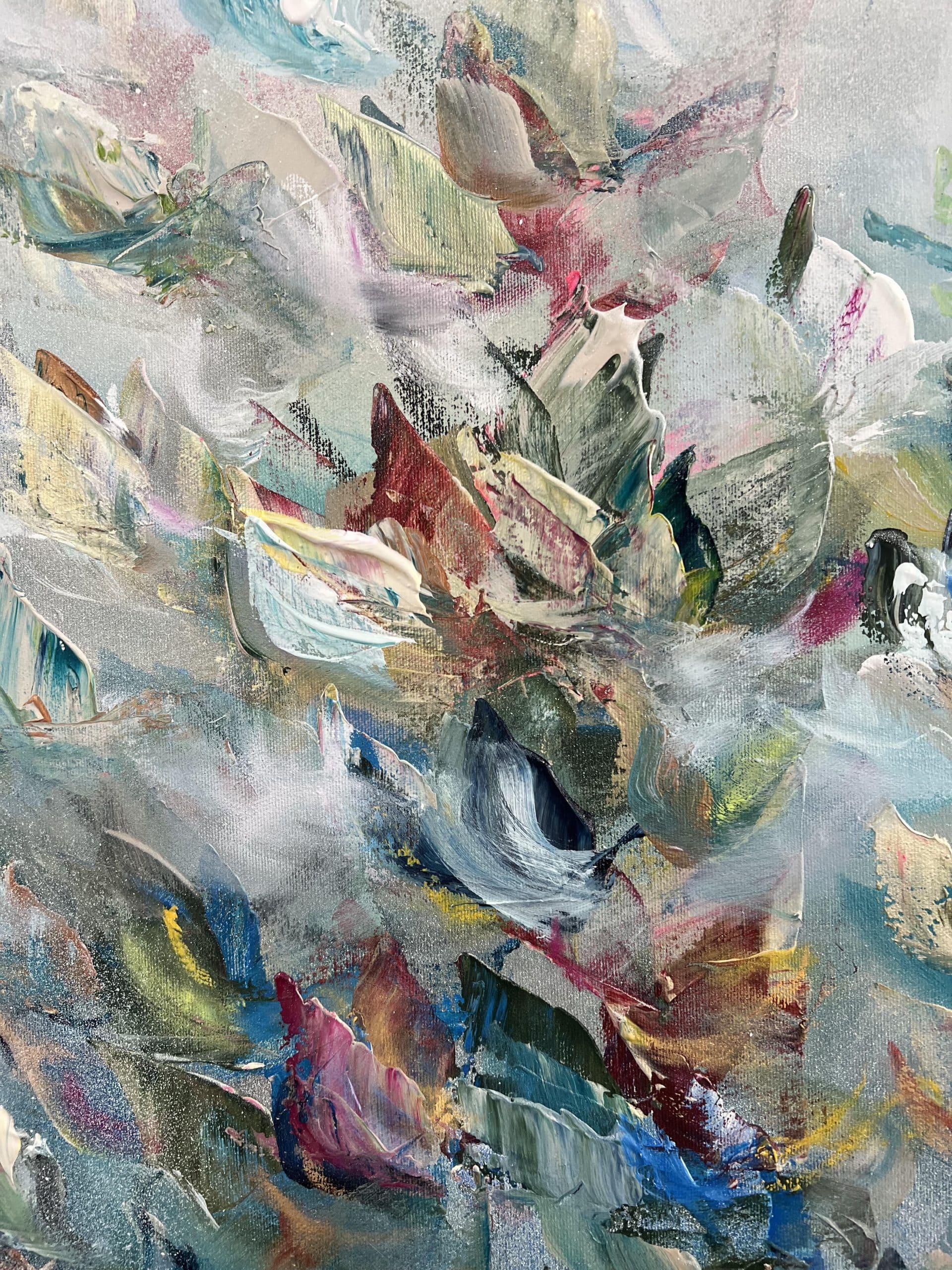 Vé Boisvert Oeuvre original - Peinture 36x60 New Life Begins