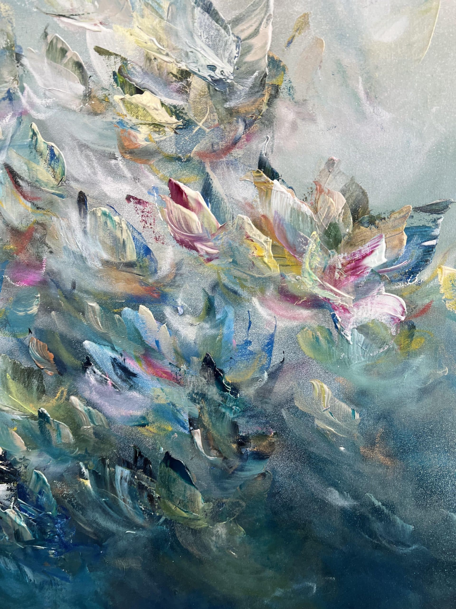 Vé Boisvert Oeuvre original - Peinture 36x60 New Life Begins