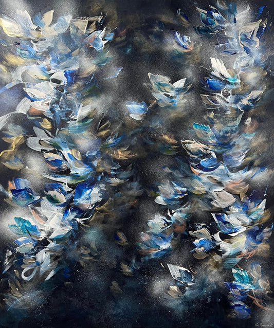 Vé Boisvert Oeuvre original - Peinture 48x40 Pearl of Bahama