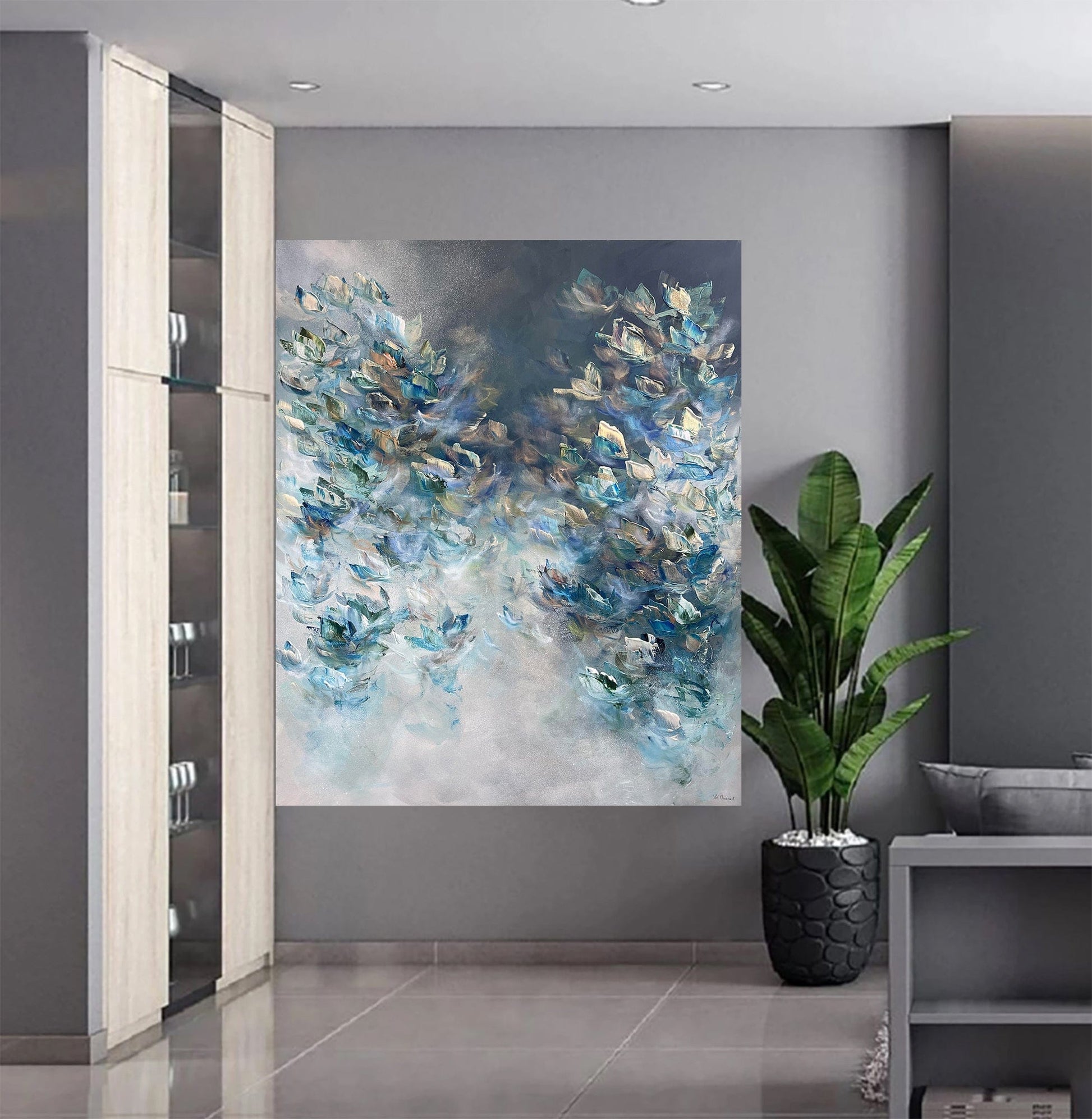 Vé Boisvert Oeuvre original - Peinture 48x40 Sea Of Freedom