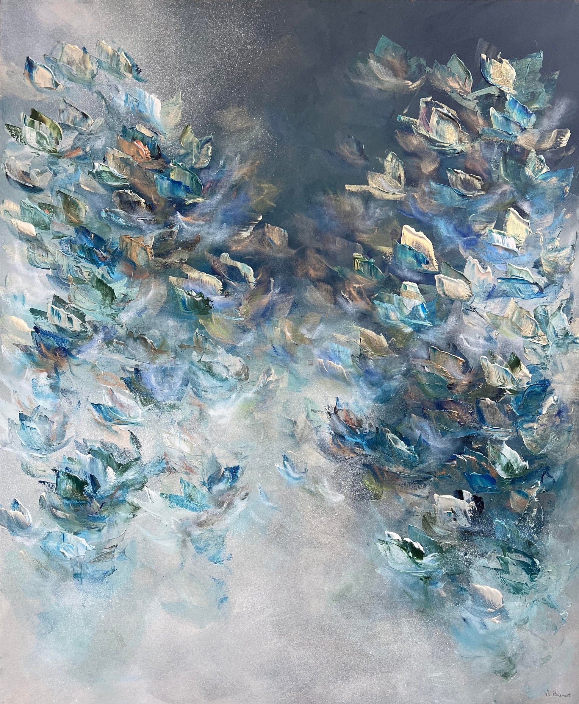 Vé Boisvert Oeuvre original - Peinture 48x40 Sea Of Freedom