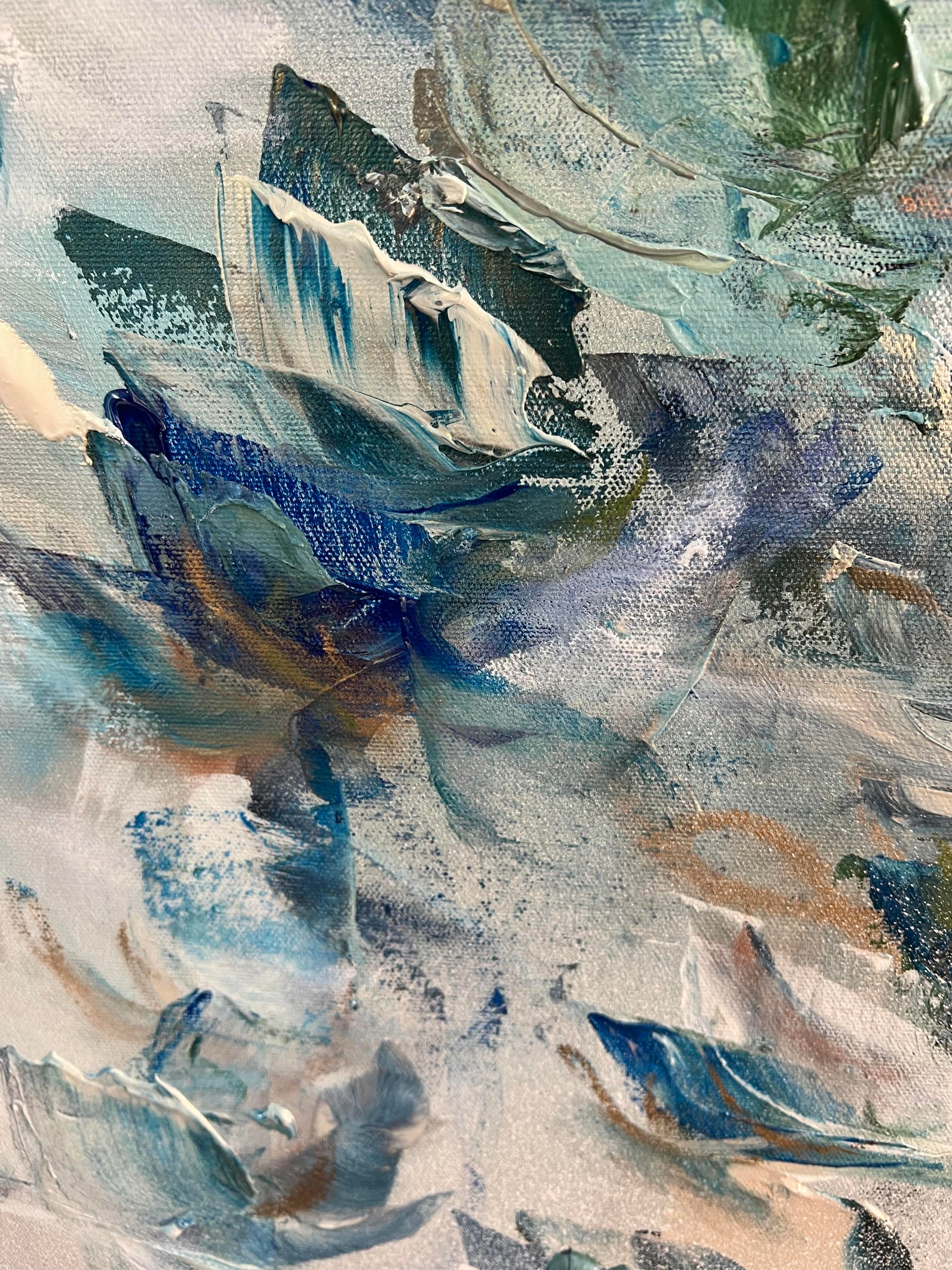 Vé Boisvert Oeuvre original - Peinture 48x40 Sea Of Freedom