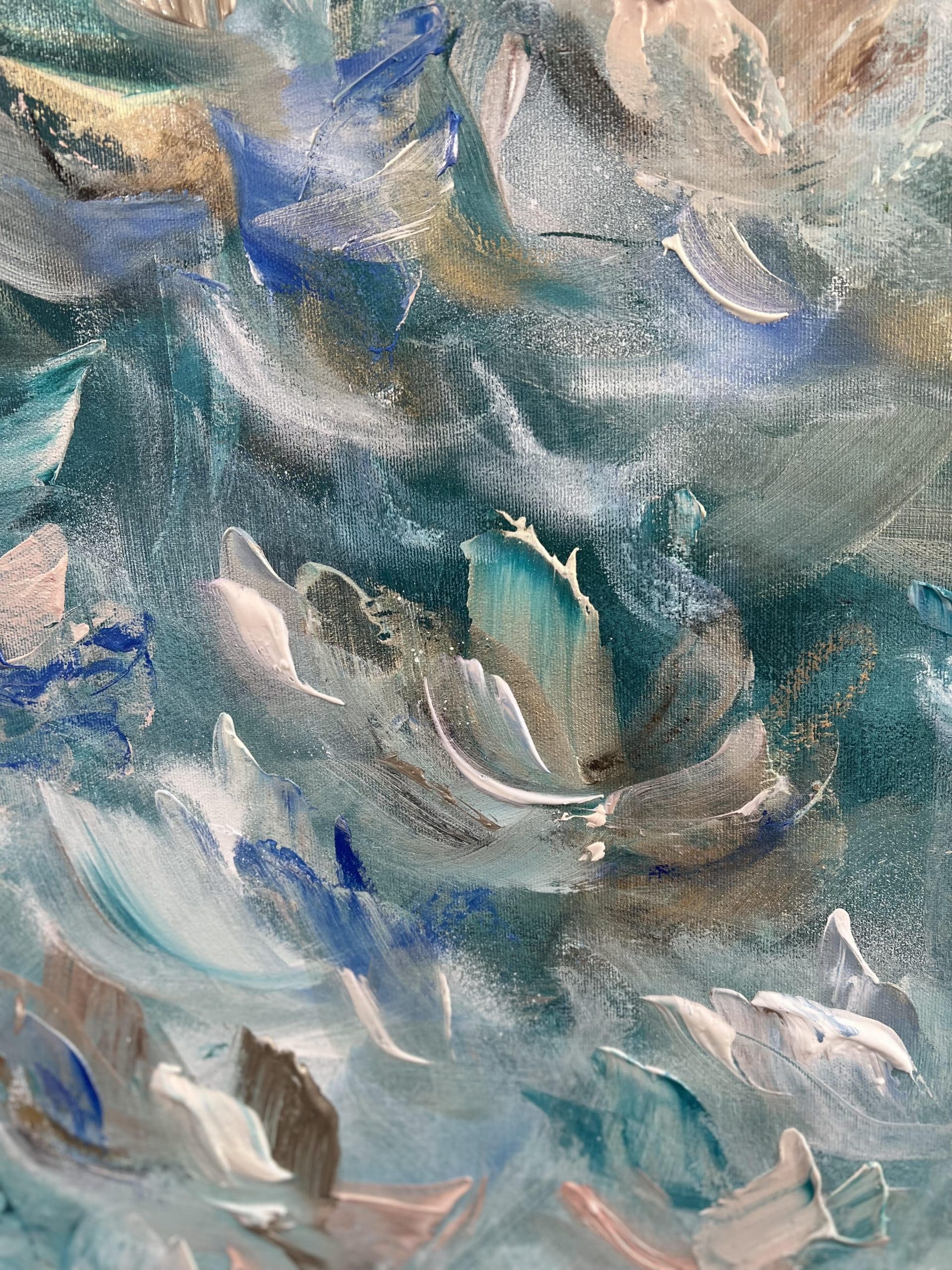 Vé Boisvert Oeuvre original - Peinture 40x40 Sea of Light