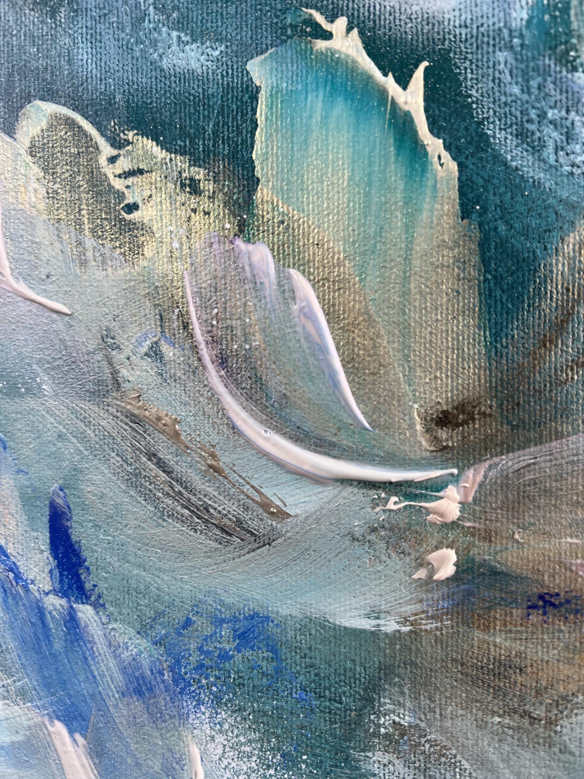 Vé Boisvert Oeuvre original - Peinture 40x40 Sea of Light