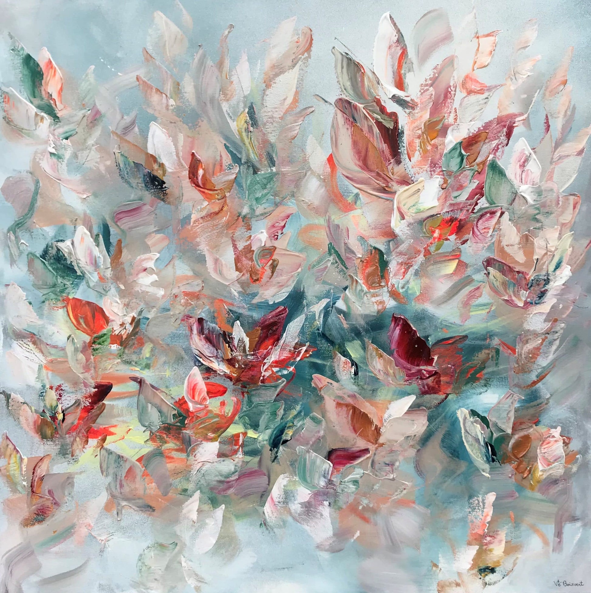 Vé Boisvert Oeuvre original - Peinture 30x30 Temple of Venus