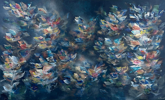 Vé Boisvert Oeuvre original - Peinture 36x60 The Luxury of Simpolicity