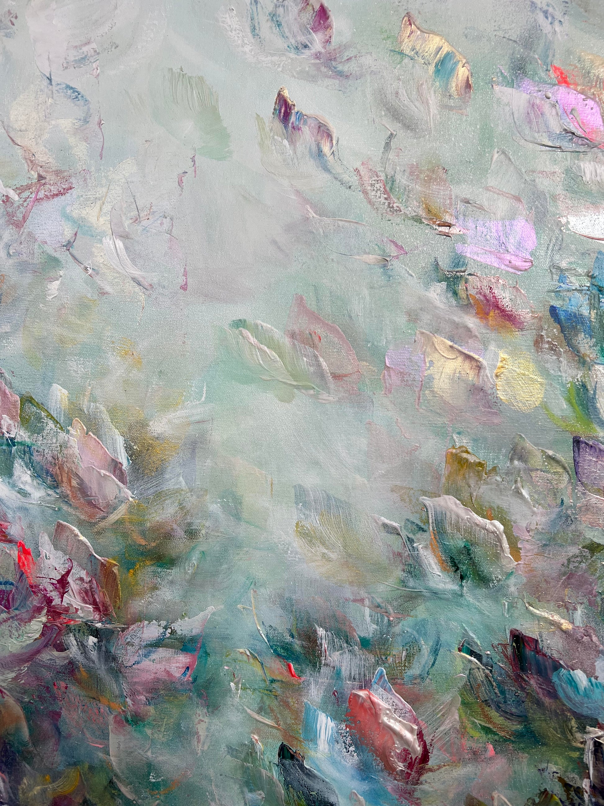 Vé Boisvert Oeuvre original - Peinture 48x40 The Nature of Love