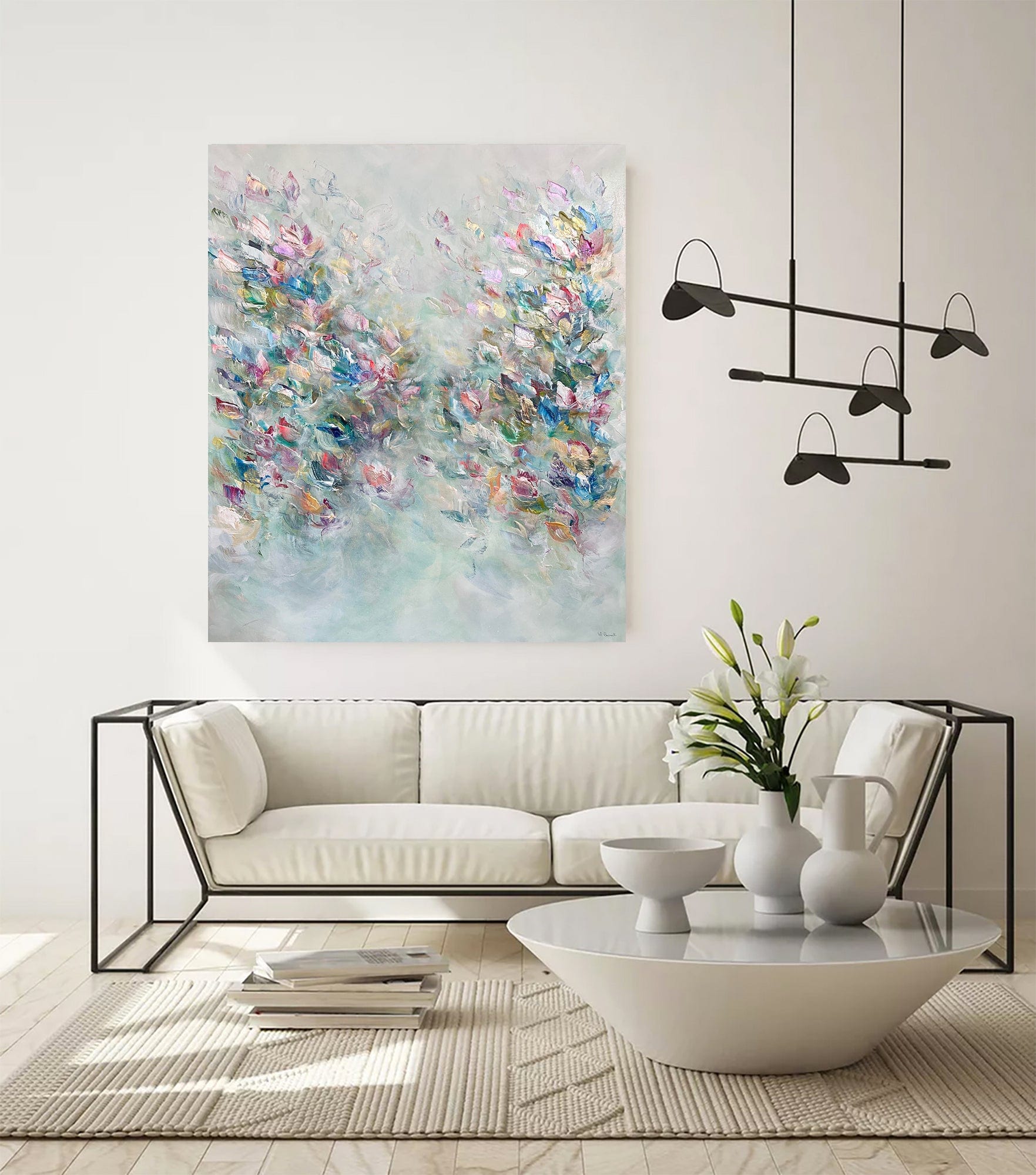 Vé Boisvert Oeuvre original - Peinture 48x40 The Nature of Love