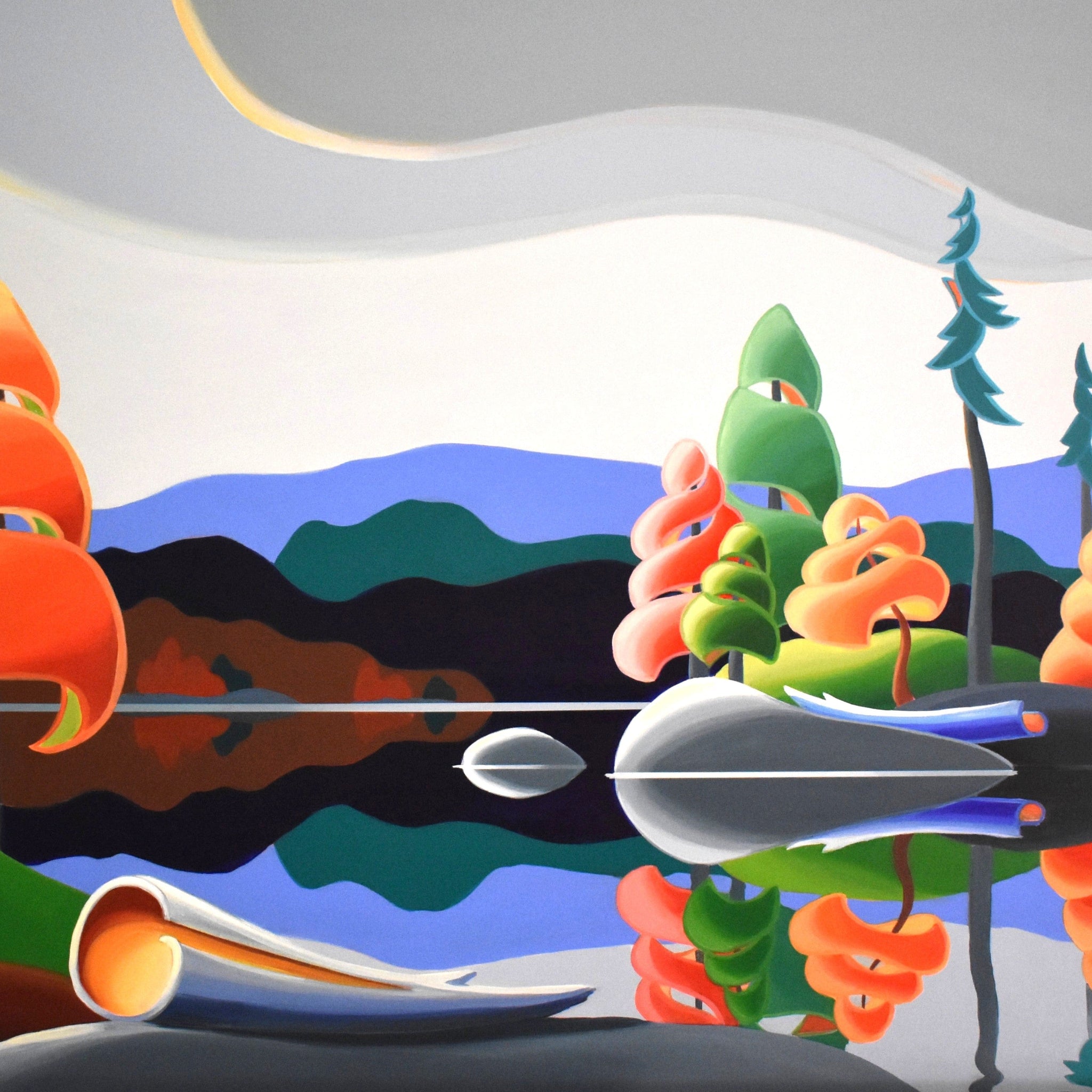 Bärbel Smith Oeuvre original - Peinture 36x60 September's Song