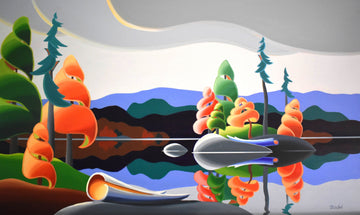 Bärbel Smith Oeuvre original - Peinture 36x60 September's Song