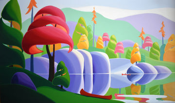 Bärbel Smith Oeuvre original - Peinture 36x60 Where Dreams Meet the Water's