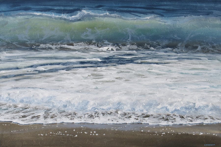 Carole Malcolm Oeuvre original - Peinture 40x60 Shoreline Study 12525