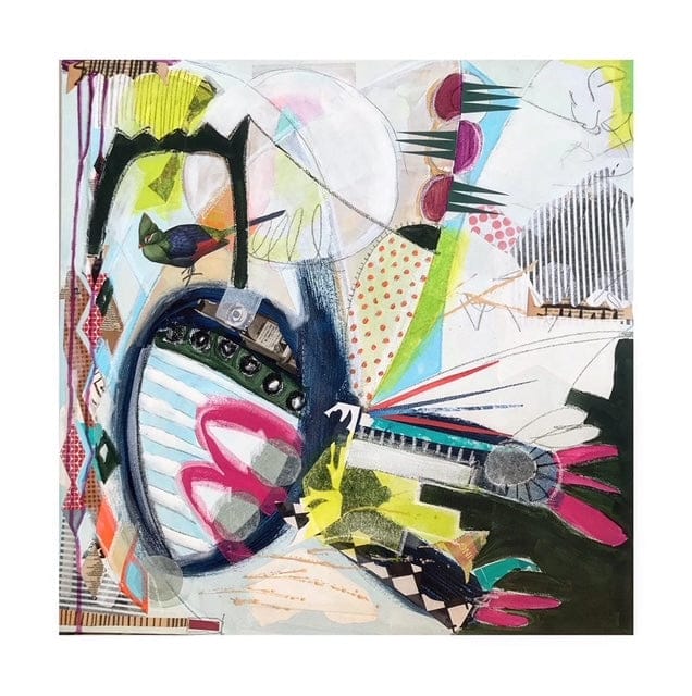 Chantal Poirier Oeuvre original - Techniques mixtes 24x24 Magic Egg No. 441