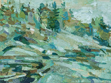 Dana Cowie Oeuvre original - Peinture 36x48 Soft Focus