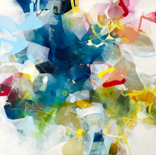 Deniz Altug Oeuvre original - Peinture 30x30 A Good Feeling