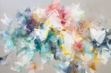 Deniz Altug Oeuvre original - Peinture 40x60 Quiet Expansion