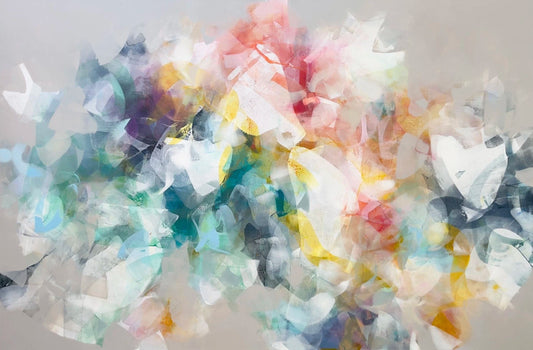 Deniz Altug Oeuvre original - Peinture 40x60 Quiet Expansion