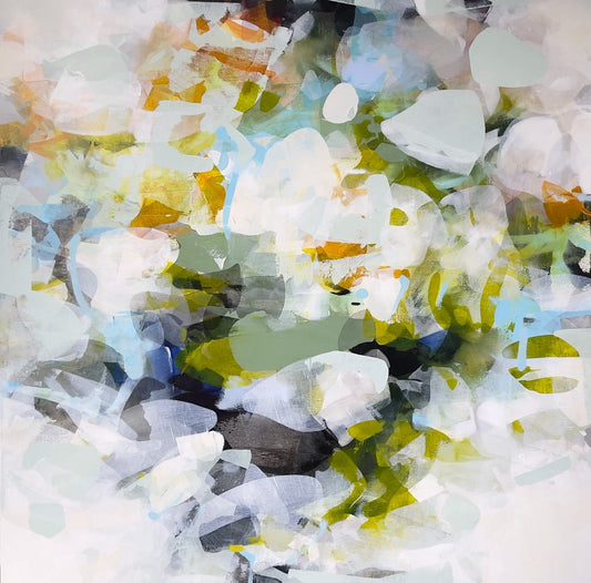 Deniz Altug Oeuvre original - Peinture 48x48 Reflections In Nature