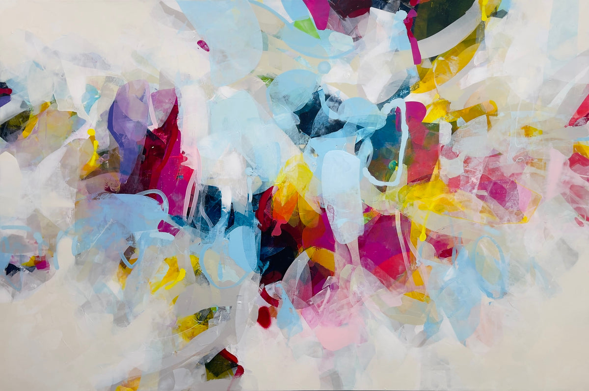 Deniz Altug Oeuvre original - Peinture 40x60 Something Like Joy