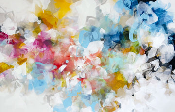 Deniz Altug Oeuvre original - Peinture 48x72 Where New Things Begin