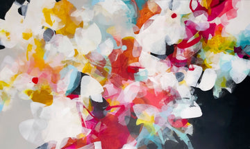 Deniz Altug Oeuvre original - Peinture 36x60 With Playfulness