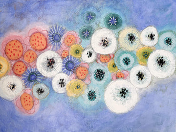 Diane Gosselin Oeuvre original - Peinture 36x48 Bouquet