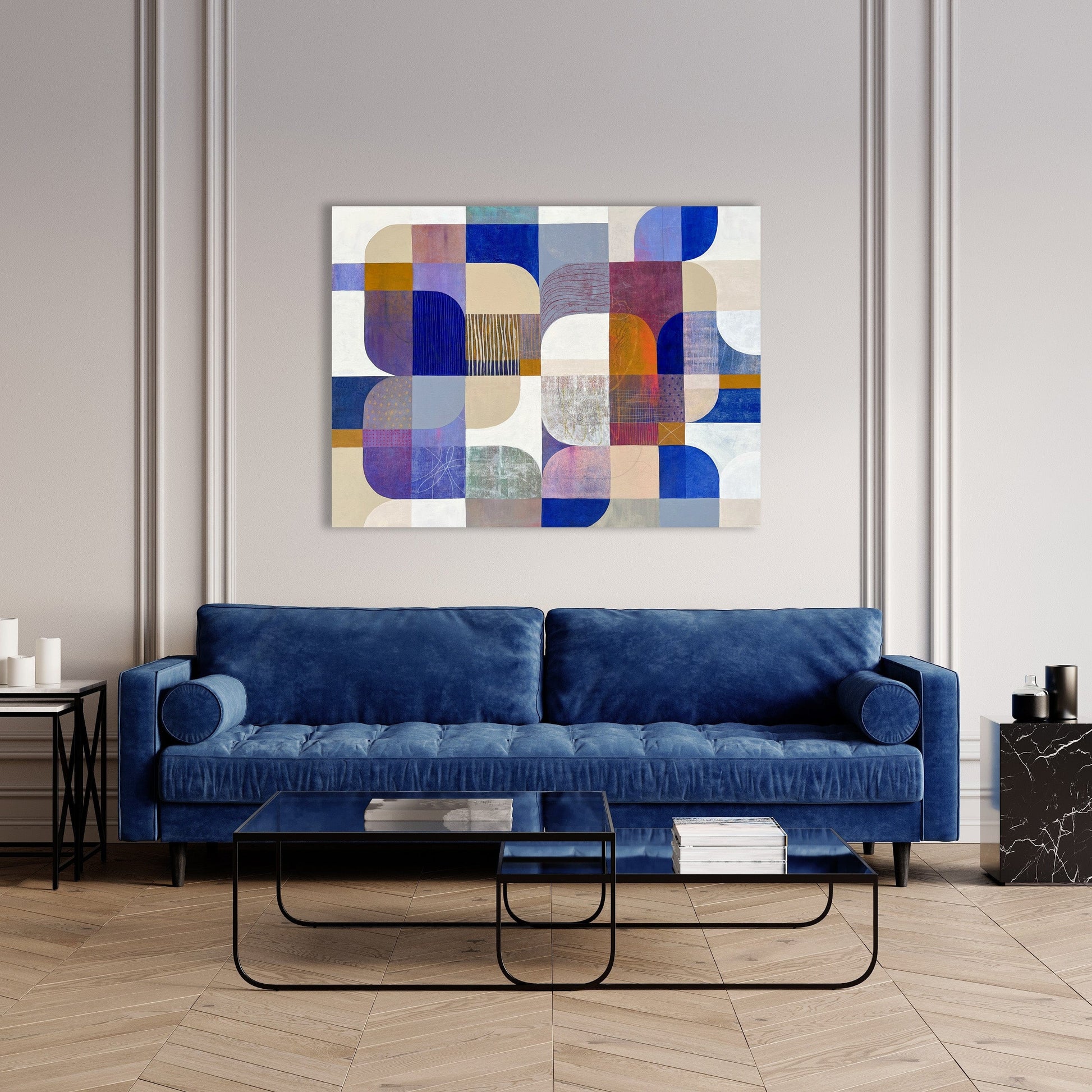 Diane Gosselin Oeuvre original - Peinture 36x48 Composition