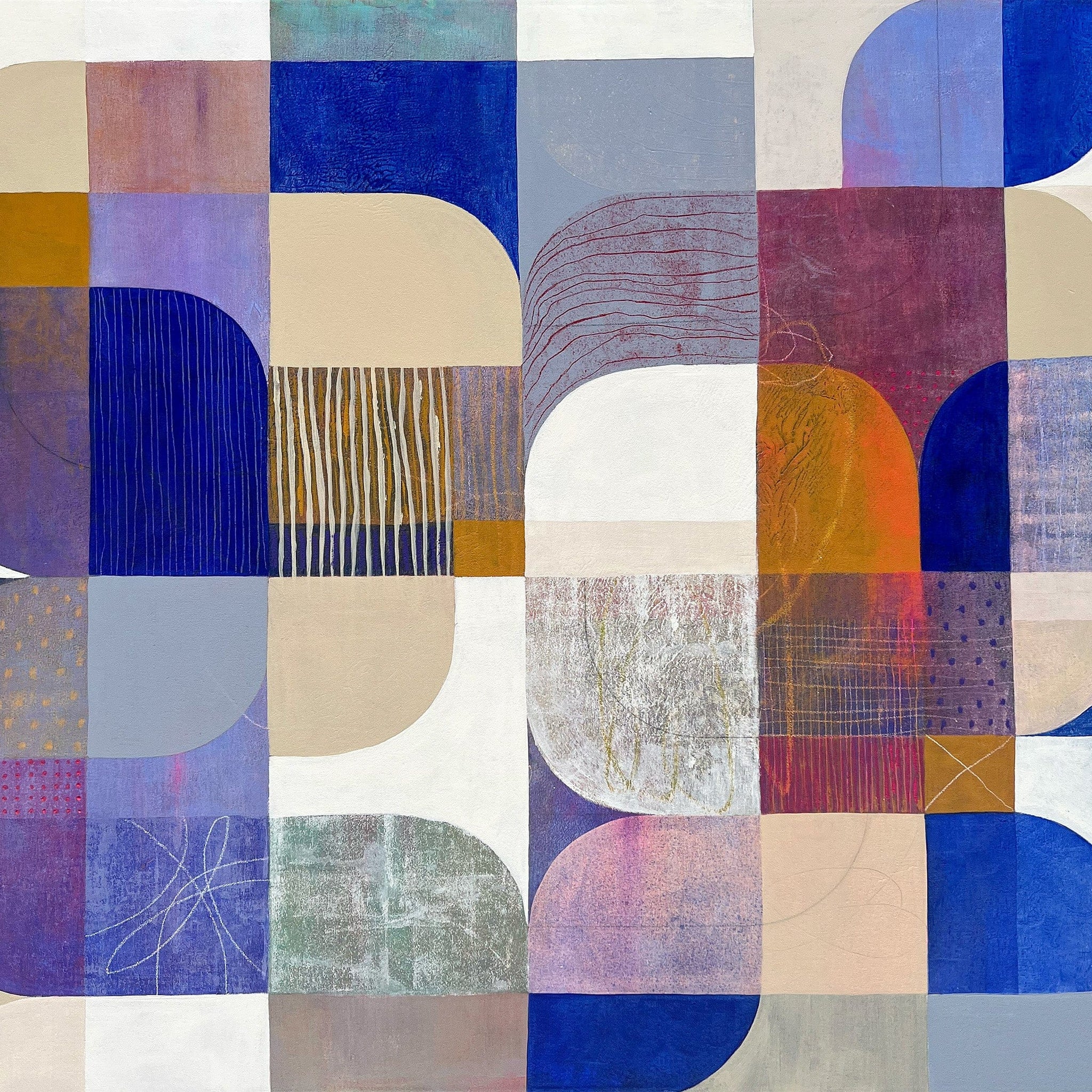 Diane Gosselin Oeuvre original - Peinture 36x48 Composition