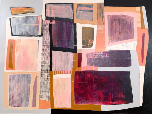 Diane Gosselin Oeuvre original - Peinture 30x40 Migration 2