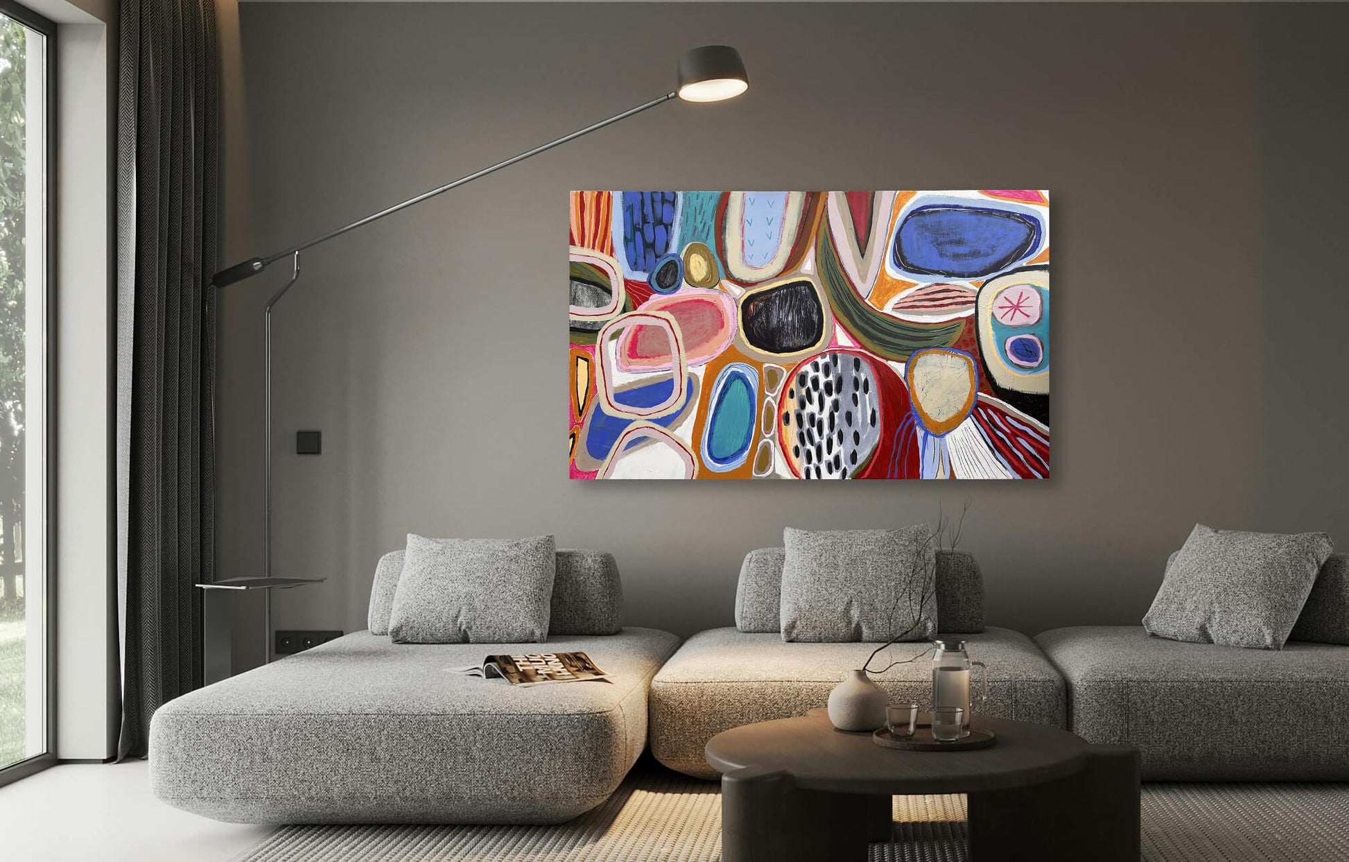 Diane Gosselin Oeuvre original - Peinture 36x60 Origine 2
