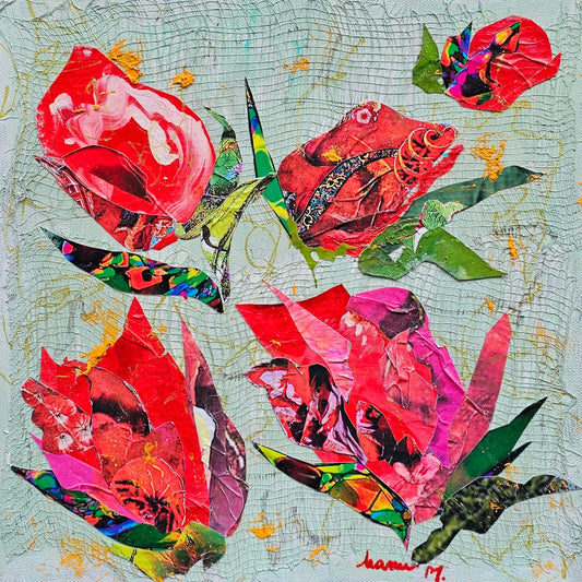 Galerie Bloom Oeuvre original - Techniques mixtes Tulip 7