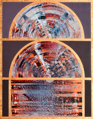 Isabelle Beaubien Oeuvre original - Peinture 48x60 Arc chromatique