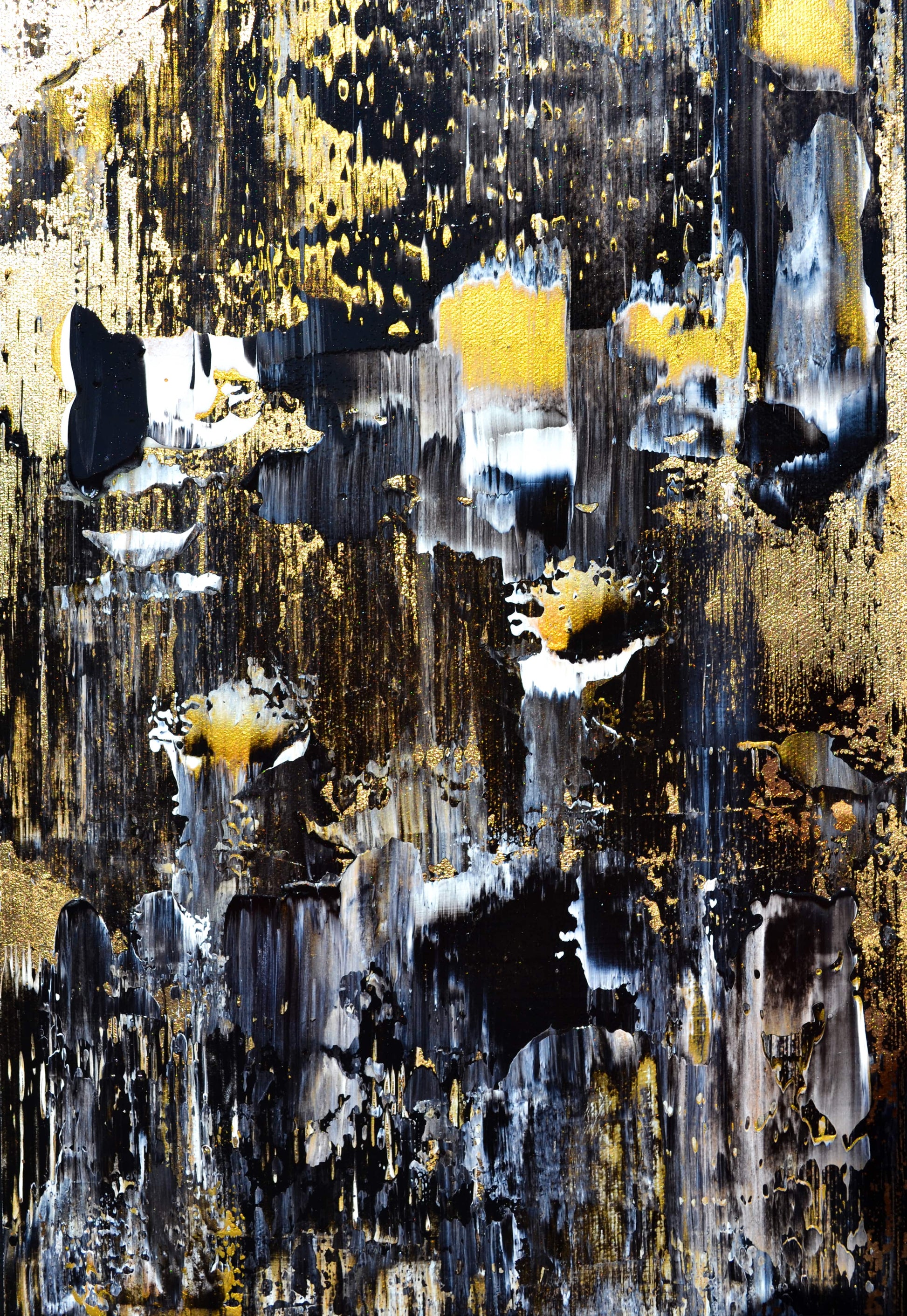 Isabelle Beaubien Oeuvre original - Peinture 42x42 Architecture of What Remains
