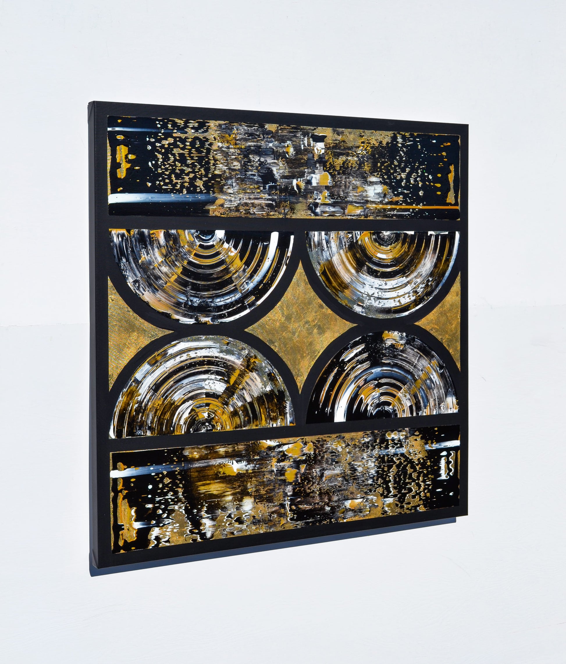 Isabelle Beaubien Oeuvre original - Peinture 42x42 Architecture of What Remains