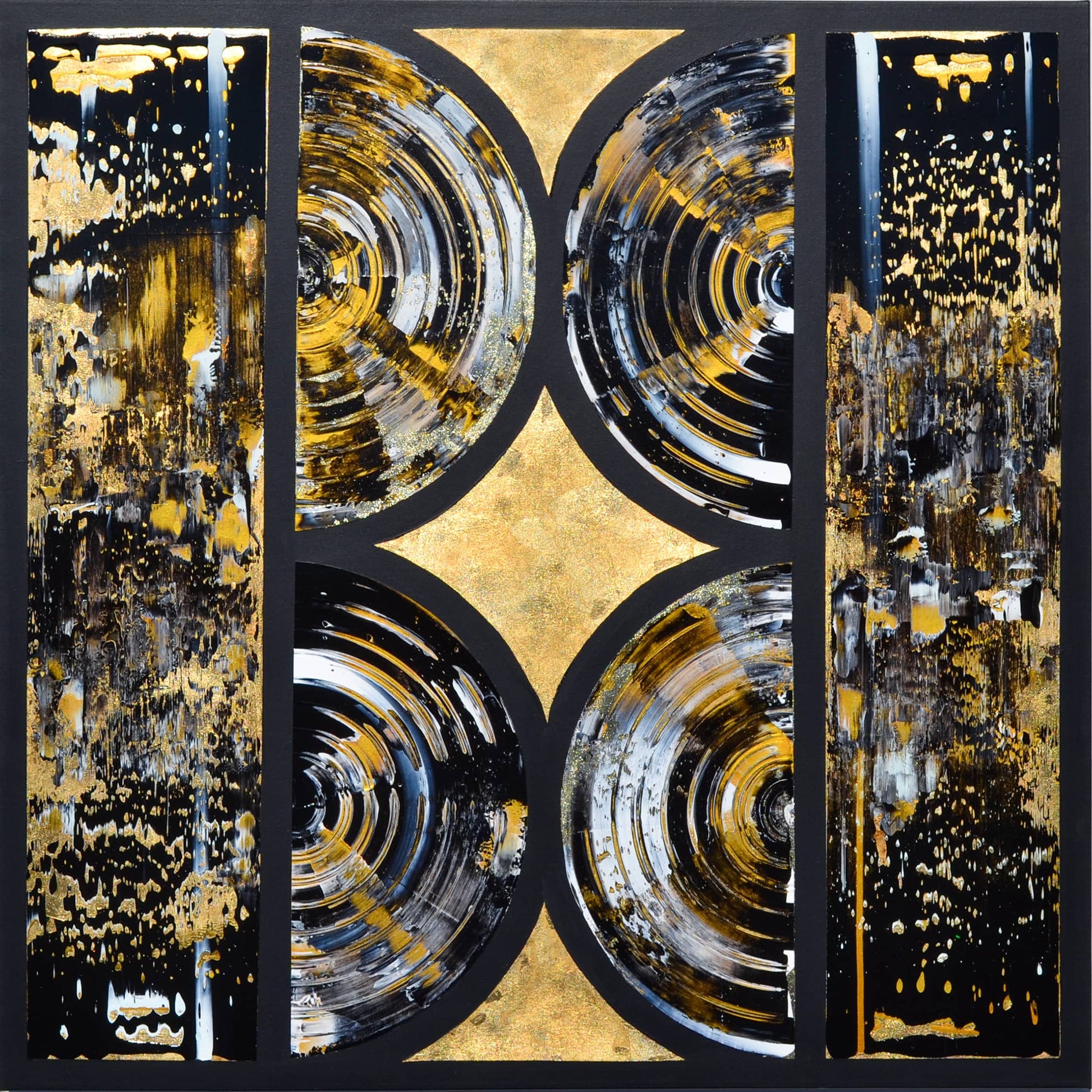 Isabelle Beaubien Oeuvre original - Peinture 42x42 Architecture of What Remains
