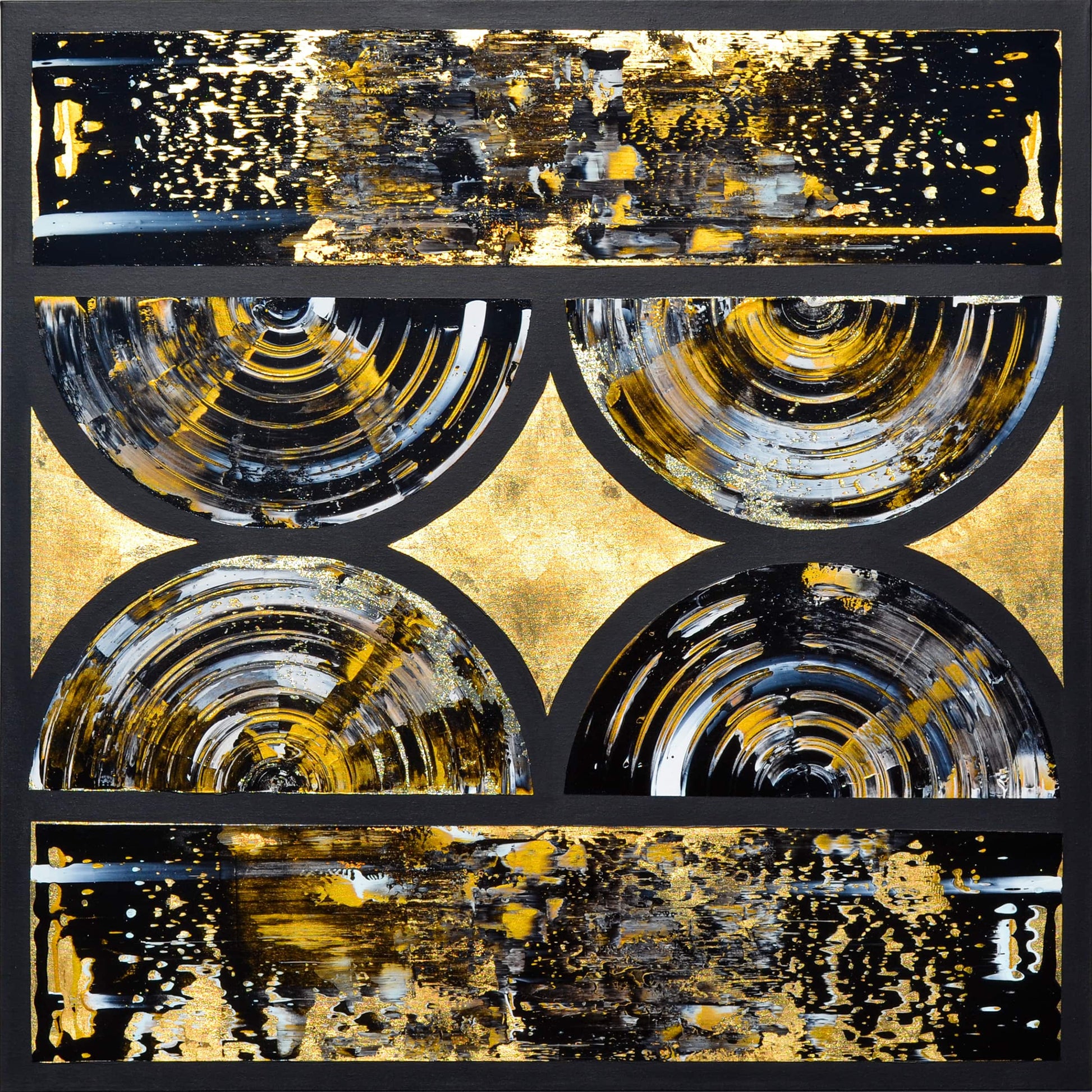 Isabelle Beaubien Oeuvre original - Peinture 42x42 Architecture of What Remains