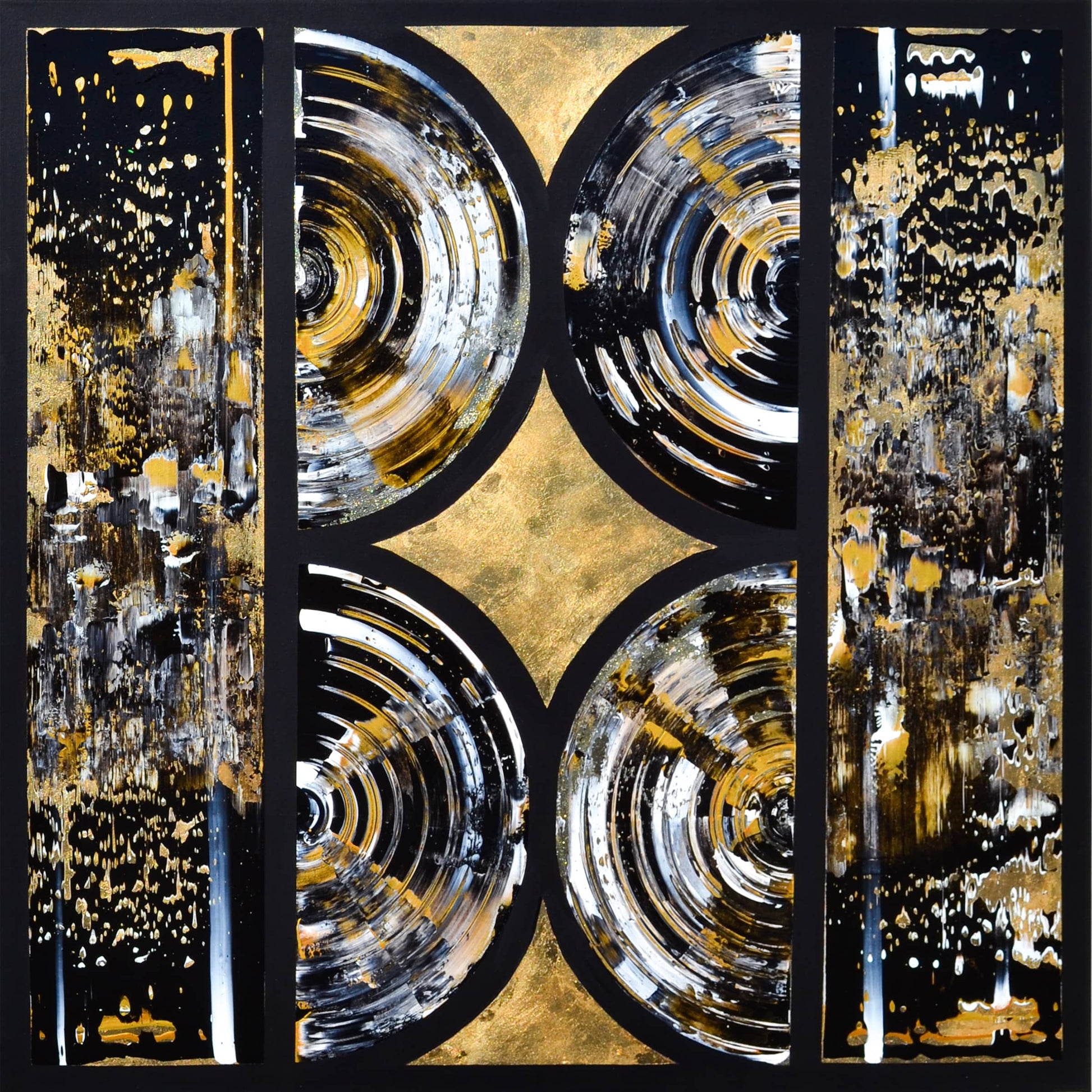 Isabelle Beaubien Oeuvre original - Peinture 42x42 Architecture of What Remains