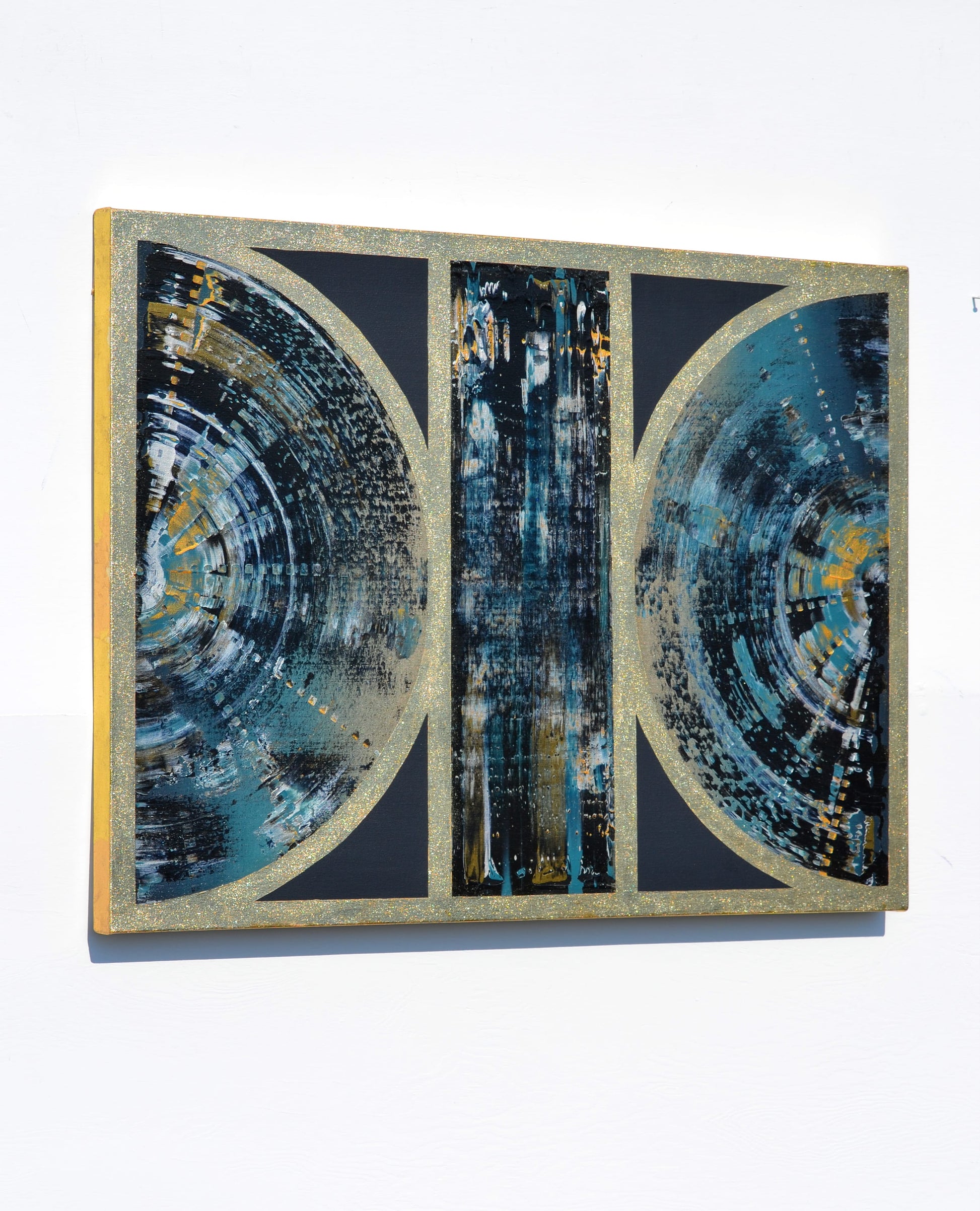 Isabelle Beaubien Oeuvre original - Peinture 30x40 Between Structures