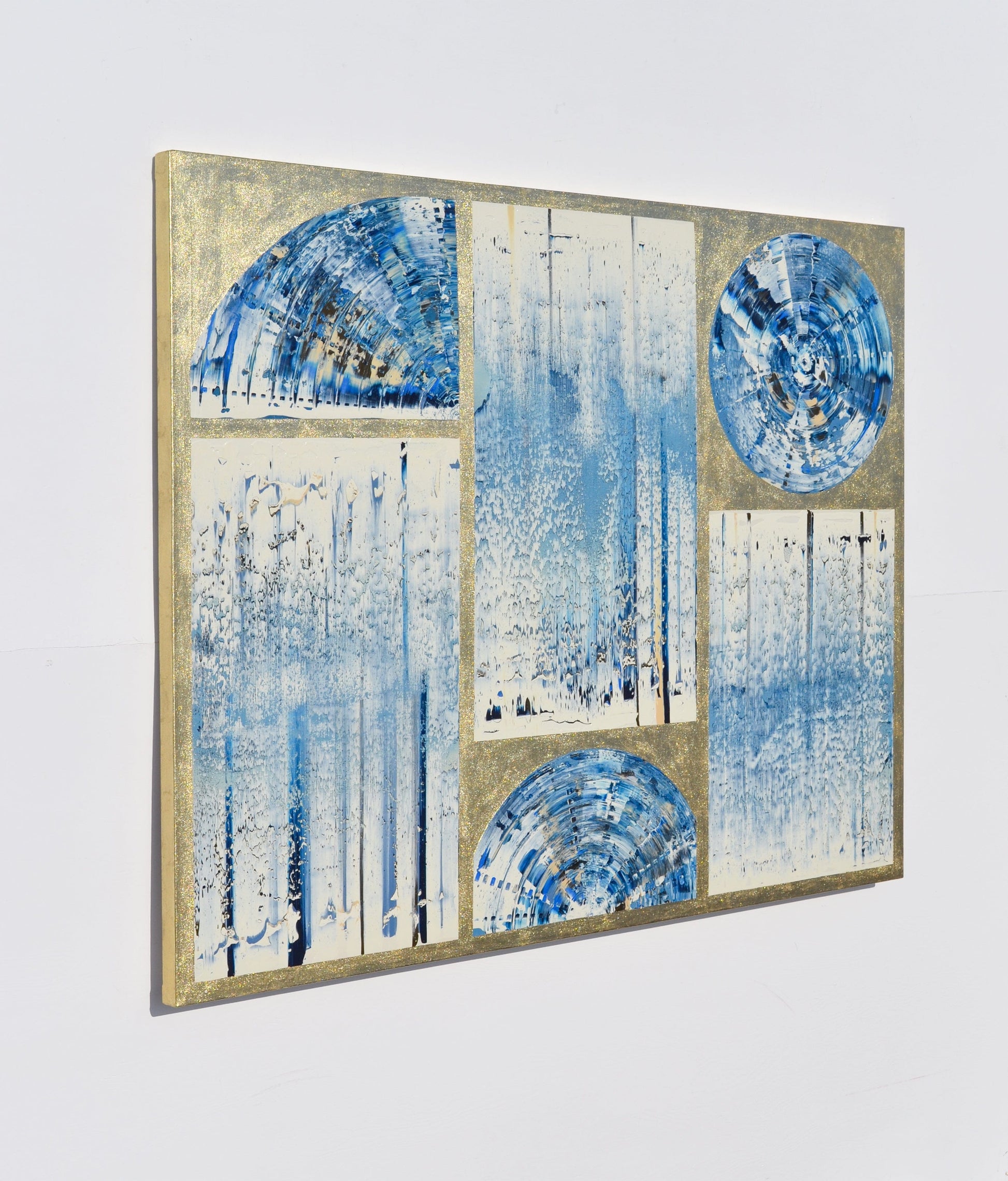 Isabelle Beaubien Oeuvre original - Peinture 48x60 Éclats de ciel